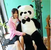 Simülasyon Panda Peluş Oyuncak Siyah ve Beyaz Dev Panda Oyuncaklar Çocuklar için Peluş Ayı Oyuncak Doldurulmuş Oyuncaklar için Bebeğin odası dekorasyon