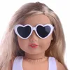 Colorful Heart Shape Frame Sunglasses for 18 inch American Girl Doll Daily Costumes Doll Accessories SSDF5522