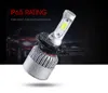 Frakt av DHL H4 H7 H11 HB4 COB LED Car Headlight Lampor Hi-Lo Beam 72W 8000LM 6500K Auto Headlamp Dimlampor 12V