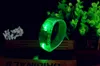 Röstkontroll Ljud aktiverat Lysande Blinkande LED Armband För Party Konserter Ljus upp Handled Band Shining Flash Wristband Fast Ship