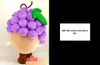 Aangepaste paarse druivenmascotte kostuum volwassen grootte gratis verzending
