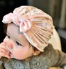 Hiver chaud drôle lapin oreilles bébé chapeau doux peluche tissu enfants indien turban INS enfant en bas âge casquette mignon bébés nœud papillon chapeaux