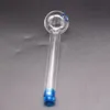 Utensílios de vidro colorido Mini cachimbo de fumar Cachimbos de água transparentes pequenos cachimbos de shisha para acessórios de cachimbo de água