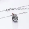 Drop Charms Hangers Rose Gold Plate Pave Gray Pearl Cubic Zirkoon Crystal Sieraden Hanger Ketting voor vrouwen5283004