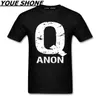 QAnon Freedom Movement تي شيرت الرجال Q Anon الأرنب الأبيض القمصان رسالة مطبوعة الزى بارد رجل الصيف تي شيرت camisetas البلوز QQ