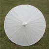 Nya Bridal Bröllop Parasoler Vitpapper Paraplyer Kinesisk Mini Craft Paraply Diameter 20/30 / 40 / 60cm Bröllops paraplyer DHL FedEx Gratis