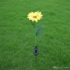 Sunflower LED Solar Energy Light Creative Garden Lawn Lamp Simulation Flower Outdoor Yard Insert Lamps Practical Decoration 17wn ff
