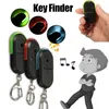 CDT 3PCS Ny trådlös 10m Anti-Lost Alarm Key Finder Locator Keychain Whistle Ljud med LED Light Mini Anti Lost Key Finder