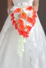 orange wedding bouquets