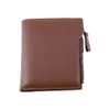 Wholesale- JINBAOLAI 1Pcs Men Wallets Faux Leather Bifold Wallet ID Holder Coin Purse Pockets Clutch with Zipper Wallets sale