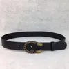 2018 Brand Man and Women Buckle Belt Tiger Head Hoogwaardig leer met originele doos Real Man Belt3891352