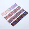 16pcsset Nail Beauty Transfer 3D Adhesive Sticker 20x4CM Holo Nail Foils Plastic Paper Salon Accessory2567235