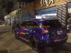Irisé violet Chrome holographique vinyle Wrap autocollant arc-en-ciel vinyle Film feuille feuille décalcomanie bulle voiture Styling253b