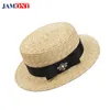 Jamont Sun Cap Ladies Summer Hat Beach Hat Straw Cap Wild Fashion Bee Decorative Visor Hat Sun Hats For Women D18103006