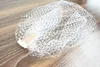 Veils de mariage vintage Birdcage avec perles Face Foux de cheveux Pièces de cheveux en une couche