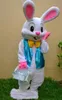 2018 Factory Sale Hot Professional Pasen Bunny Mascotte Kostuum Bugs Rabbit Hare Volwassen Fancy Dress Cartoon Pak