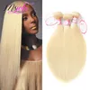 9A Mink Virgin Peruvian Hair Bundles Human Hair Weaves Weft #613 Blonde Remy Human Hair Extensions 3Pcs Per Set Double Weft From Ms Joli