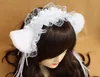 Party Fancy Dress Headband Fluffy Cat Fox Ears Lace Ribbon Tassels Bell Headband Anime Waitress Maid Devil COS Costume Xmas Props5469717