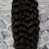 8A I Tip Human Hair Extension 100g Brazilian Deep Curly Keratin Stick Tip Hair Extensions 100s Fusion Hair Extensions Natural Caps9421847