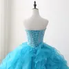 2018 новое прибытие Real Photo Sexy Crystal Ball платье Quinceanera платье с бисером блесток сладкое 16 платье Vestido dubutante платья BQ131