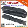 Hot !!! Högkvalitativ 13s4p 48v 10ah batteri Hailong 48V elektrisk cykelbatteri 700W litiumjonhaj Batteri med 2A laddare