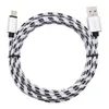 1M 3FT 2M 6FT 3M 10FT Cavo di ricarica in tessuto Cavo micro USB 2.0 per tutti gli smartphone