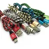 Zebra style Metal Nylon Braid Micro USB Cable Alloy Data Charging cable for samsung huawei smartphone high quality