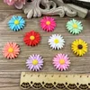 200 pcs/lot résine dessin animé marguerite flatback Scrapbooking Cabochon bricolage pour cheveux arc corde/chapeaux/artisanat cadre faisant embellissements artisanat