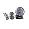 Universal 60mm Auto Tachometer 0-10000 RPM mätar svart ansikte med vit bärnstensbelysning RPM mätbilsmätare3336