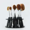 Hot Fashion Makeup Brushes Professional 10pcs Brush Set Tandborste Make up Borstar med penselhållare Gratis frakt