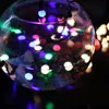 5m 50led Small Ball LED String Lights Vakantieverlichting voor Nieuwjaar Xmas Outdoor Garland Festival Decoratieve Fee Lichtlampen