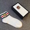 Gros designer broderie tête de tigre unisexe coton chaussettes designer chaussettes hommes polo marque hommes chaussettes de sport