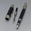 high quality Black metal Fountain pen school office stationery 0.7 nib calligraphy ink pens for business gift