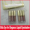 Elegance için Stila Sıvı Göz Farı Seti Göz Altı renkler Pırıltılı Glow / Glitter Glow Göz Farı 6 renk / set