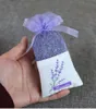 Bolsas de regalo, bolsitas de lavanda de Organza de algodón púrpura, flores secas DIY, bolsa de regalo de humo a prueba de moho para guardarropa, venta al por mayor