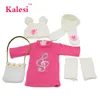 6 Piece Girl Doll Accessories 18 inch Doll Clothes Accessories Set bag scarf hat Fits 1618 inches doll5115386