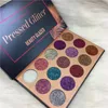 Gorący Marka Makijaż Piękno Glazed 15 Kolory Pressed Glitter Paleta Eyeshadow Palette Pigmentowane Oko Kosmetyki Najwyższej Jakości DHL Shipping