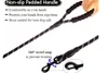 Nylon Pet Dog Lead Puppy Walking Running Slip Collar Rope Rem Train Train Leashes Reflekterande 150cm Längd Passar Medium Ras Hundar