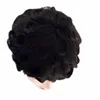 100 cheveux humains légèrement ondulés perruques sans colle vague courte perruques pour les femmes africaines Amerimen aucun avant de lacet wig8090893