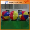 Free shipping Free pump 2m outdoor sport games colorful inflatable beach ball giant toy ball for kids