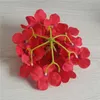 50Pcs15CM Ortensia artificiale Testa di fiore di seta decorativa per decorazioni di nozze Accessori per la casa Puntelli Decorazione per feste Ortensia Rose Wall