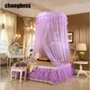 Princess Style Large Size Round Hung Dome Mosquito Netting Fine Mesh Bed Canopy Tent Mosquito Net for Double Bed moustiquaire8613073