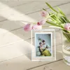 Giftgarden Glas Foto Frame Set 5x7 Bildramar Hem Kontorsbord Smycken, Set 2