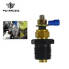 PQY - K-Swap Coolant Temp Sender Sensor Adapter K20 K24 For Honda Civic Integra + Fittings Adaptor 3/8-1/8NPT PQY-TSU01+TSU02