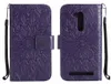 Casos de telefones celulares para asus zenfone zb452kg zb551kl zd552kl go 4 selfie pro case flip capa de luxo couro girassol5148415