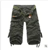 Mäns Army Camouflage 3/4 Cargo Shorts Byxor Mönster Capri Byxor Bermudas 1801zyaaa1542