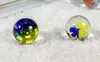 大理石美しい二重色の花25mm素晴らしいボールフラワーグラスボール新しい子供039Sギフト装飾9184453