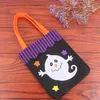 Bolsas no tejidas de halloween, bolsas de papel de regalo de caramelo fantasma para fantasma, calabaza, araña, calavera, bolso con asa, fiesta, navidad, decoración de halloween hh71353