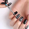 3pcs/conjunto de unhas liner pintagem caneta 3d dicas de p￭udos de gel uv de uv