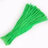 Decorative Flowers Wreaths Whole100pcs 30cmx5mm Chenille Stems Pipe Cleaners Children Kids Plush Educational Toy Crafts Col67610661427338